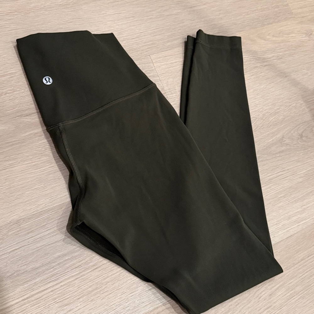 Lululemon Align Leggings - Size 6 - 28 inch inseam - Dark Olive - Picture 9 of 9